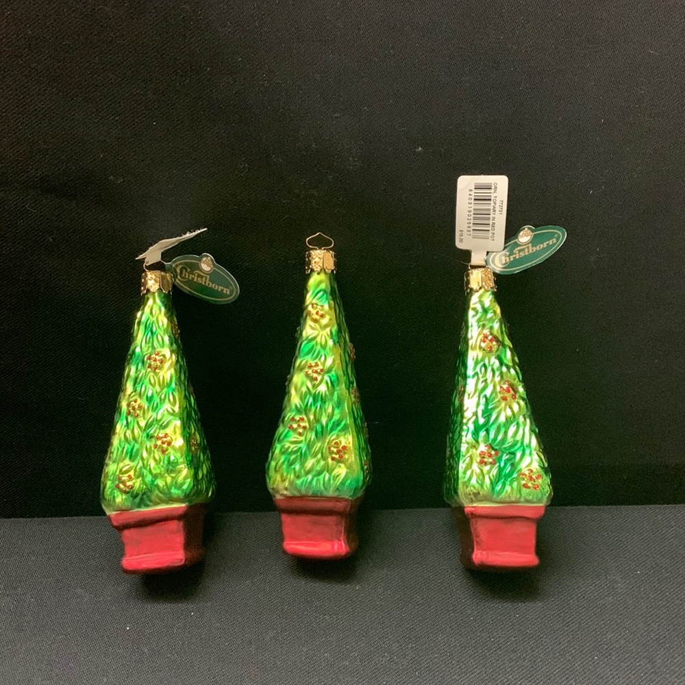christborn 3 trees glass ornaments